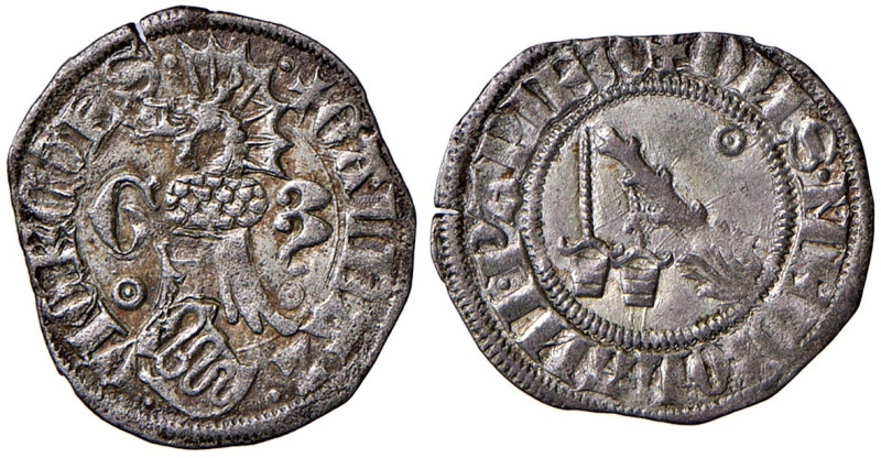 MILANO Galeazzo II Visconti (1354-1378) Sesino - MIR 109/1 (g 1,01) AG
SPL