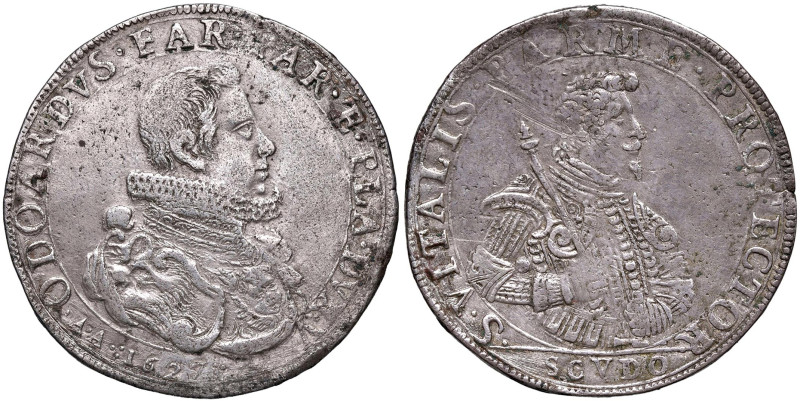 PARMA Odoardo Farnese (1622-1646) Scudo 1627 - MIR 1013/4 (g 26,56) AG NC
BB