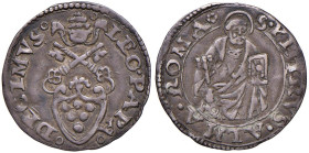 Leone X (1513-1521) Quarto di Giulio - Munt. 38 (g 0,90) AG RRR
BB