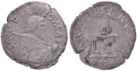 Adriano VI (1522-1523) Parma - Mezzo Giulio - Munt. 5 (g 1,97) AG R
BB