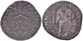 Paolo III (1534-1549) Macerata - Giulio - Munt. 138 (g 2,99) AG
qBB/MB