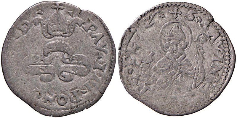 Paolo III (1534-1549) Piacenza - Grosso - Munt. 180 MI (g 1,90) RR
qBB