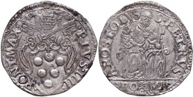 Pio IV (1559-1565) Testone - Munt. 1 (g 9,30) AG
qSPL