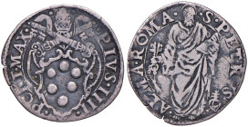 Pio IV (1559-1565) Giulio - Munt. 32 (g 2,84) AG Schiacciature
qBB