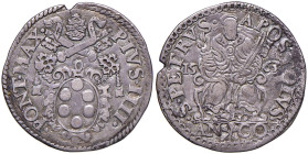 Pio IV (1559-1565) Ancona - Testone 1563 - Munt. 46 (g 9,35) AG RR
BB/BB+