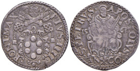 Pio IV (1559-1565) Ancona - Testone - Munt. 46 (g 9,56) AG RR
M.di BB