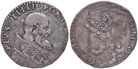 Pio V (1566-1572) Bologna - Bianco o Mezza Lira - Munt. 49 (g 4,28) AG Tosato
qBB