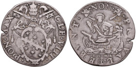 Clemente VIII (1592-1605) Testone - Munt. 25 (g 9,12) AG R
MB-BB