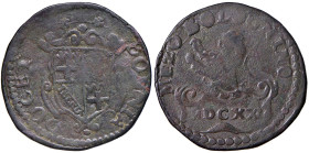 Gregorio XV (1621-1623) Bologna - Mezzo bolognino - MIR 1641/1 CU (g 8,69)
MB-BB