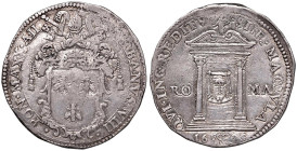 Urbano VIII (1623-1644) Testone 1625 An. II - Munt. 49 (g 9,37) AG R var. MAXX leggenda al R/
BB+/qSPL