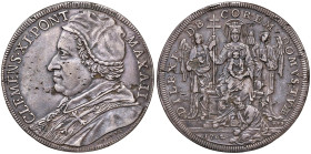Clemente XI (1700-1721) Piastra 1702 An. II - Munt. 33 (g 31,47) AG RR Minime mancanze di metallo e tracce di appiccagnolo rimosso
BB-SPL