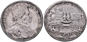 Clemente XI (1700-1721) Mezza Piastra 1706 An. VI - Munt. 55 (g 15,39) AG Da montatura
MB