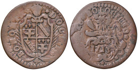 Clemente XI (1700-1721) Bologna - Mezzo bolognino 1713 - Munt. 215 CU (g 6,82)
MB-qBB