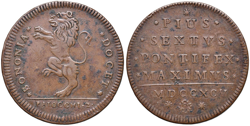 Pio VI (1775-1799) Bologna - 2 Baiocchi 1795 - Munt. 248 (g 2,6) CU
M.di BB