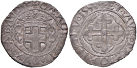 Carlo II (1504-1553) Aosta - Grosso 1553 - MIR 387b (g 1,94) MI NC
M.di SPL