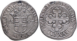 Emanuele Filiberto (1553-1580) 4 Grossi 1° tipo 1556 - MIR 518b (g 5,00) MI R
BB-SPL