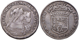 Vittorio Amedeo II reggenza della madre Maria Giovanna Battista (1675-1680) Mezza Lira 1677 - MIR 839c (g 3,00) R
BB