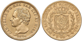 Carlo Felice (1821-1831) 80 Lire 1826 T - Nomisma 525 (g 25,68) AU
BB