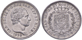 Carlo Felice (1821-1831) Lira 1828 G - Nomisma 594 (g 5,00) AG NC
M.di SPL