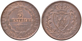 Vittorio Emanuele II Re Eletto (1859-1861) 3 Centesimi 1826 s.s.z. - Nomisma 839 CU
qFDC