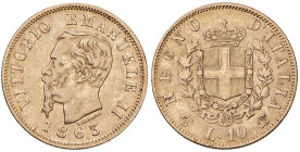 Vittorio Emanuele II (1861-1878) 10 Lire 1863 T - Nomisma 871 AU
MB-qBB