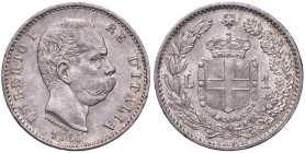 Umberto I (1878-1900) Lira 1900 - Nomisma 1010 (g 5,05) AG
SPL-FDC