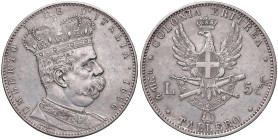 Umberto I Colonia Eritrea (1878-1900) Tallero 1896 - Nomisma 1038 (g 27,96) AG R
M.di BB
