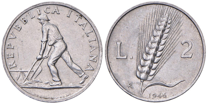 ITALIA Repubblica Monetazione in Lire (1946-2001) 2 Lire 1946 - IT R
SPL+