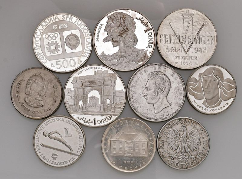 WORLD COINS XX secolo Lotto di 10 monete d'argento come da foto
n.a.