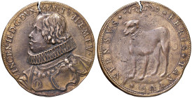 MANTOVA Vincenzo II Gonzaga (1627) Medaglia (g 27,50 - Ø 45 mm) AE
M.di BB