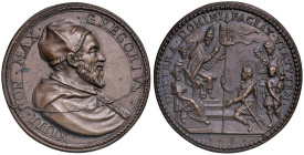 Gregorio XIV (1590-1591) Medaglia 1591 - Opus: de Bonis - CU (g 25,00 - Ø 34 mm) Riconio
qFDC