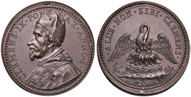 Clemente IX (1667-1669) Medaglia A. I - Opbus: Albert Amerano (g 21,70 - Ø 35 mm) AE
qFDC
