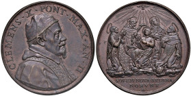 Clemente X (1670-1676) Medaglia A. II - Opus: Hamerani - AE (g 36,36 - Ø 39 mm)
SPL-FDC
