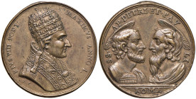 Pio VII (1800-1823) Medaglia A. I - Opus: L. P. (g 18,73 - Ø 34 mm) AE RRR Ex asta Nomisma 59, lotto 1446, realizzo 140 euro + diritti
qSPL