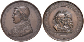 Pio IX (1846-1878) Medaglia 1846 - Opus: Cerbara - AE (g 35,06 - Ø 33 mm) Colpetto
SPL