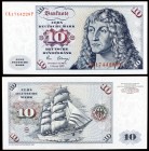 1980. Alemania Occidental. Banco Federal. 10 deutsche mark. (Pick 31d). 2 de enero. S/C.