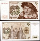 1980. Alemania Occidental. Banco Federal. 50 deutsche mark. (Pick 33d). 2 de enero, Hand Umiller. S/C.