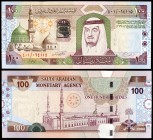 2003. Arabia Saudí. Agencia Monetaria. 100 riyals. (Pick 29). S/C-.