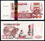 1998. Argelia. Banco de Argelia. 1000 dinars. (Pick 142 b). 10 de junio. S/C.