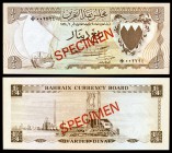 1964. Bahréin. Caja de Conversión. 1/4 dinar. (Pick 2s). SPECIMEN. S/C.