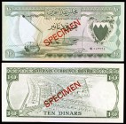 1964. Caja de Conversión. 10 dinars. (Pick 6s). SPECIMEN Escaso. S/C.