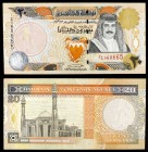 s/d (2001). Bahréin. Agencia Monetaria. 20 dinars. (Pick 24). Hamad bin lsa Al Jalifa, rey de Bahréin. Escaso. S/C-.