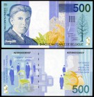 s/d (1998). Bélgica. Banco Nacional. 500 francos. (Pick 149). René Magritte. Escaso. S/C.