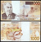 s/d (1997). Bélgica. Banco Nacional. 1000 francos. (Pick 150). Constant Permeke. Muy escaso. S/C.