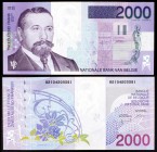 s/d (1994-2001). Bélgica. Banco Nacional. 2000 francos. (Pick 151). Barón Víctor Horta. Raro. S/C.