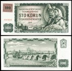 1961. República Checa. 100 coronas. (Pick 1c). S/C.