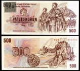 1973. República Checa. Banco Nacional. 500 coronas. (Pick 2). S/C.