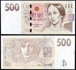 2009. República Checa. Banco Nacional. 500 coronas. (Pick 24). Bozena Nemcová. S/C.