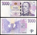 2008. República Checa. Banco Nacional. 1000 coronas. (Pick 25b). Frantisek Palacky. Escaso. S/C.