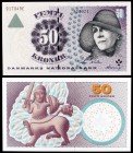 (20)00. Dinamarca. Banco Nacional. 50 coronas. (Pick 55b). Karen Blixen. S/C.